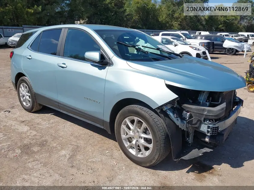 CHEVROLET EQUINOX 2022, VIN 2GNAXKEV4N6112869