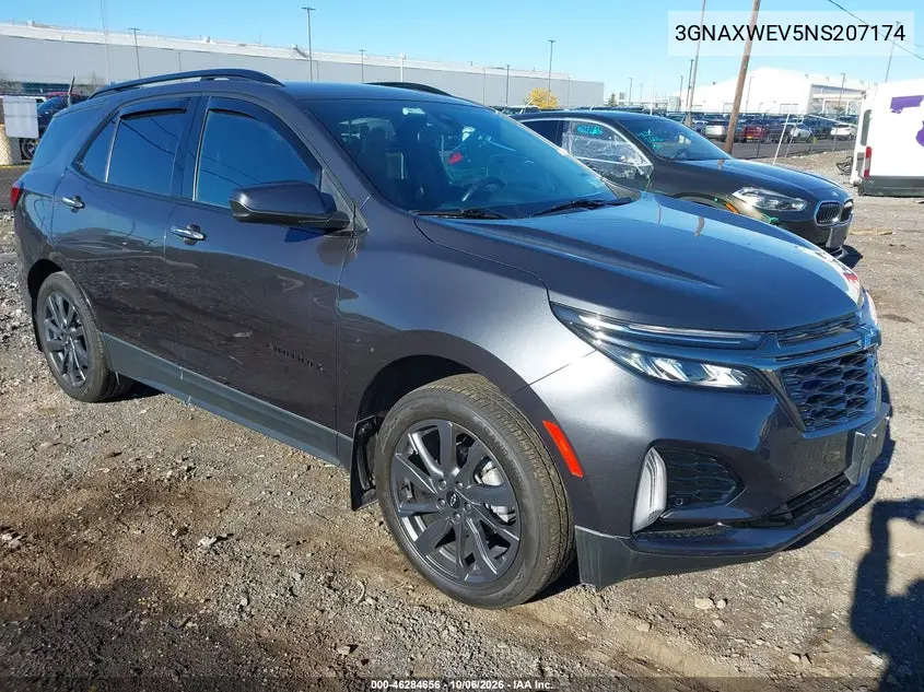 CHEVROLET EQUINOX 2022, VIN 3GNAXWEV5NS207174