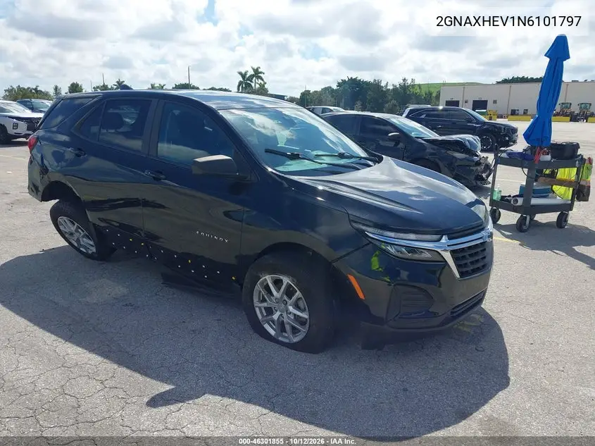 CHEVROLET EQUINOX 2022, VIN 2GNAXHEV1N6101797