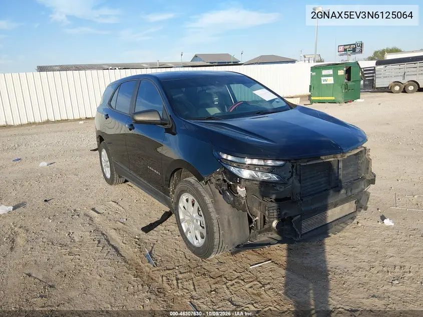 CHEVROLET EQUINOX 2022, VIN 2GNAX5EV3N6125064