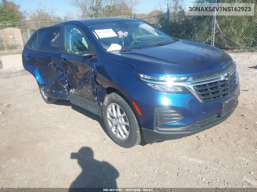 CHEVROLET EQUINOX 2022, VIN 3GNAXSEV1NS162923