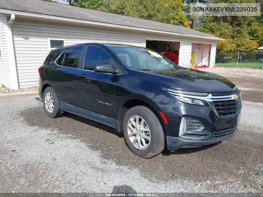 CHEVROLET EQUINOX 2022, VIN 3GNAXKEVXNL239038