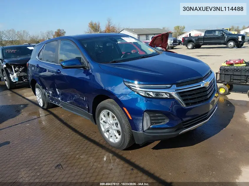 CHEVROLET EQUINOX 2022, VIN 3GNAXUEV3NL114488