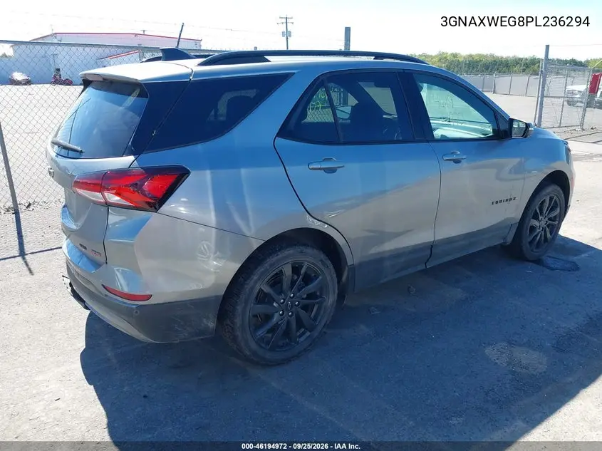2023 CHEVROLET EQUINOX VIN 3GNAXWEG8PL236294 — фото 4