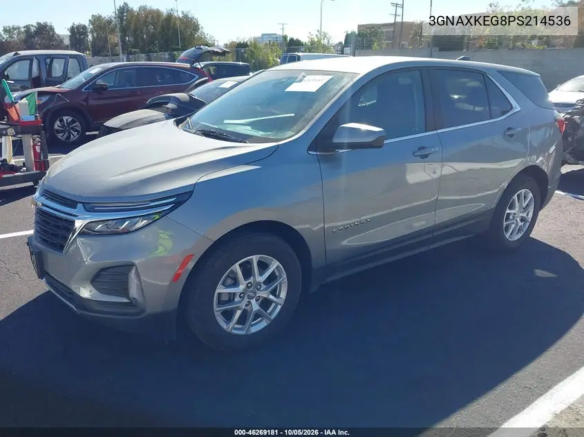 2023 CHEVROLET EQUINOX VIN 3GNAXKEG8PS214536 — фото 2