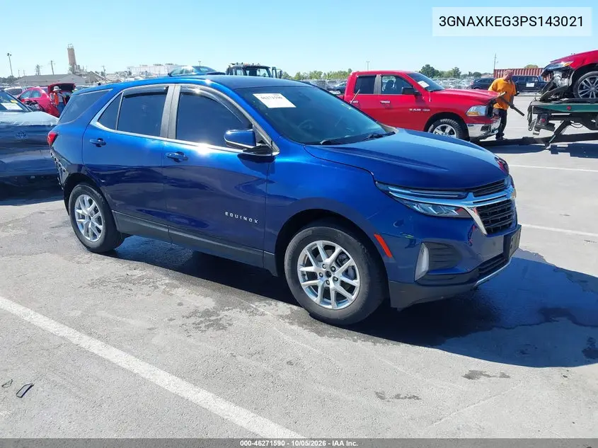 CHEVROLET EQUINOX 2023, VIN 3GNAXKEG3PS143021