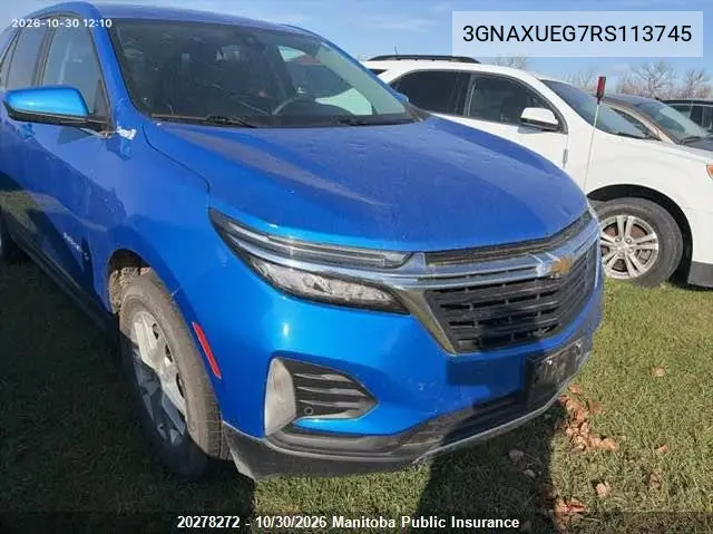 CHEVROLET EQUINOX 2024, VIN 3GNAXUEG7RS113745