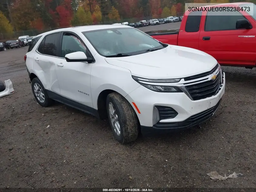 CHEVROLET EQUINOX 2024, VIN 3GNAXUEG0RS238473
