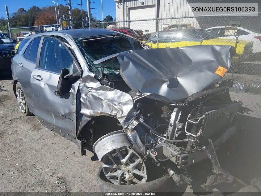 CHEVROLET EQUINOX 2024, VIN 3GNAXUEG0RS106393