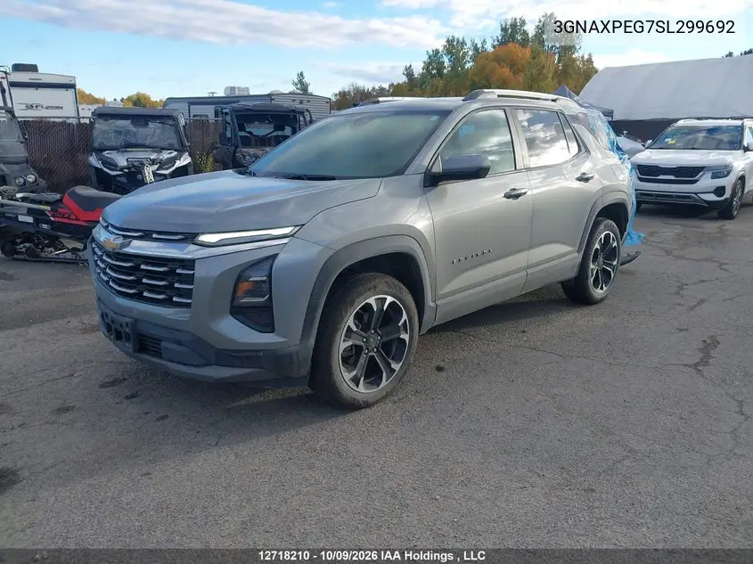2025 CHEVROLET EQUINOX VIN 3GNAXPEG7SL299692 — фото 2