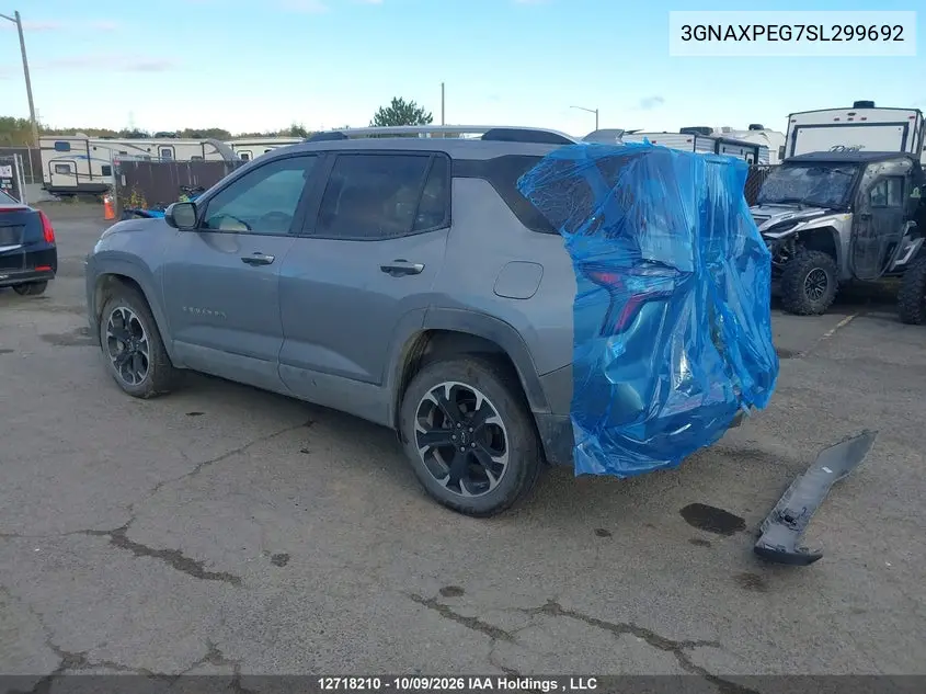 2025 CHEVROLET EQUINOX VIN 3GNAXPEG7SL299692 — фото 3