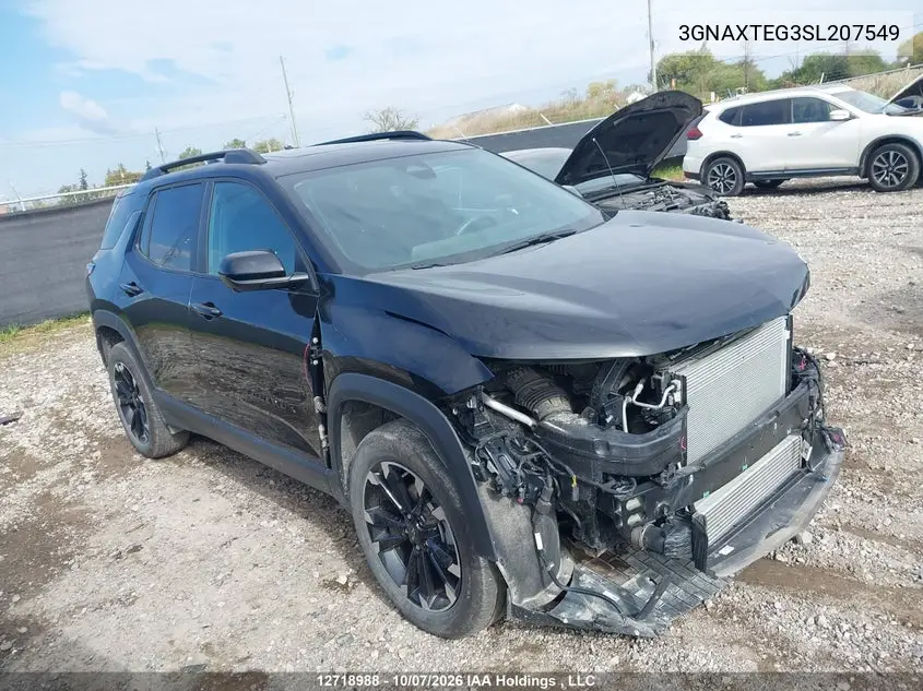 CHEVROLET EQUINOX 2025, VIN 3GNAXTEG3SL207549