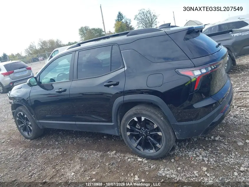 2025 CHEVROLET EQUINOX VIN 3GNAXTEG3SL207549 — фото 15