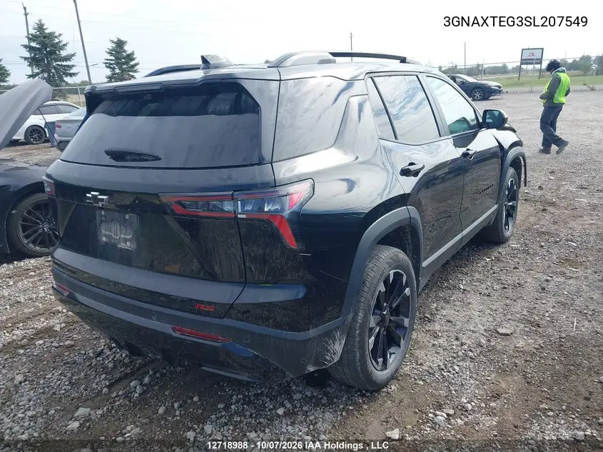 2025 CHEVROLET EQUINOX VIN 3GNAXTEG3SL207549 — фото 4