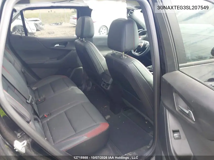 2025 CHEVROLET EQUINOX VIN 3GNAXTEG3SL207549 — фото 8
