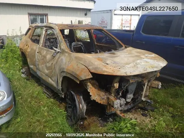 CHEVROLET EQUINOX 2025, VIN 3GNAXTEG4SL227650