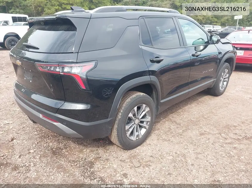 2025 CHEVROLET EQUINOX VIN 3GNAXHEG3SL216216 — фото 4