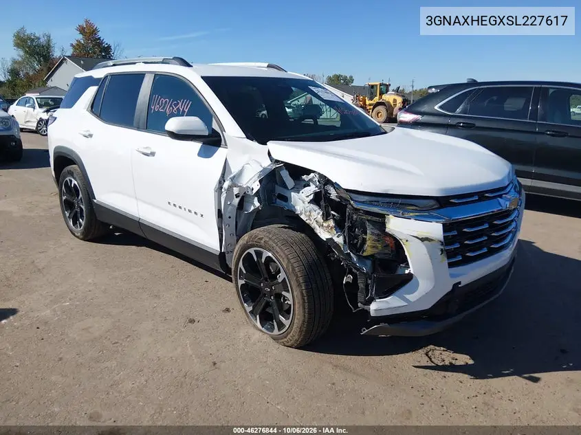 CHEVROLET EQUINOX 2025, VIN 3GNAXHEGXSL227617