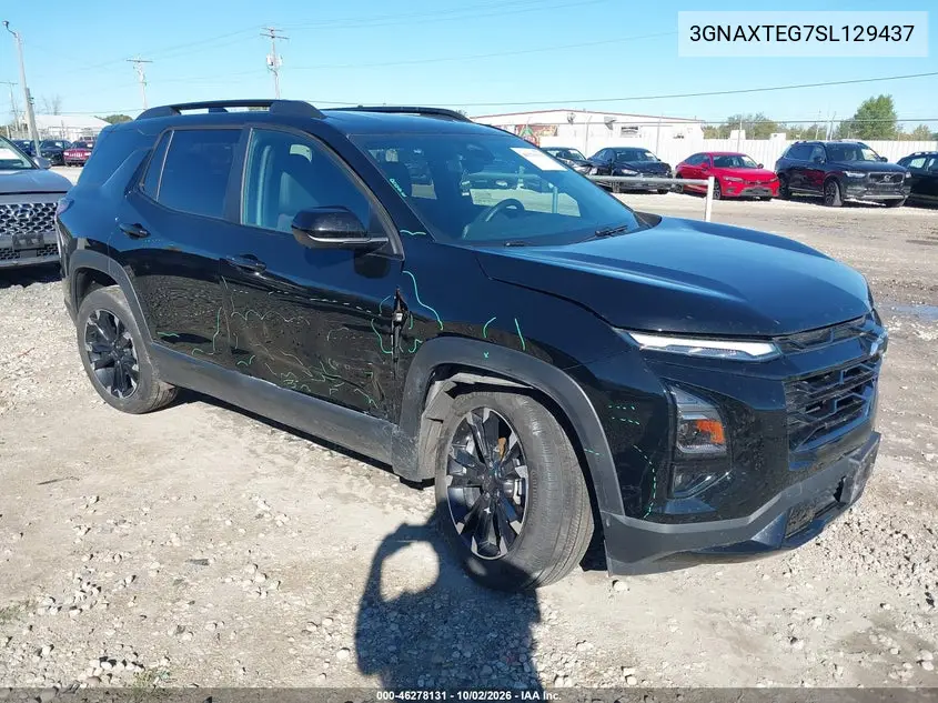 CHEVROLET EQUINOX 2025, VIN 3GNAXTEG7SL129437