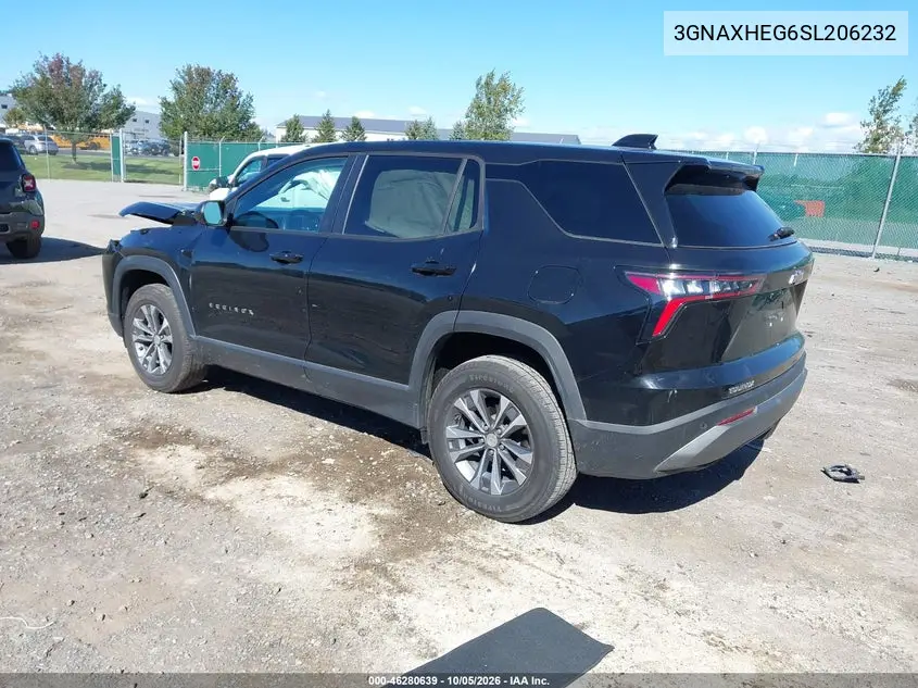 2025 CHEVROLET EQUINOX VIN 3GNAXHEG6SL206232 — фото 3