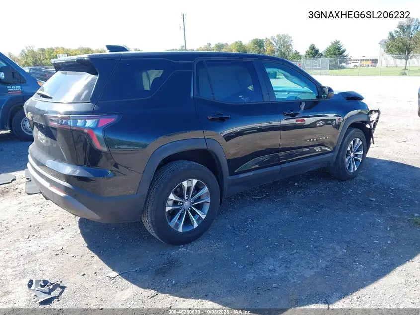 2025 CHEVROLET EQUINOX VIN 3GNAXHEG6SL206232 — фото 4