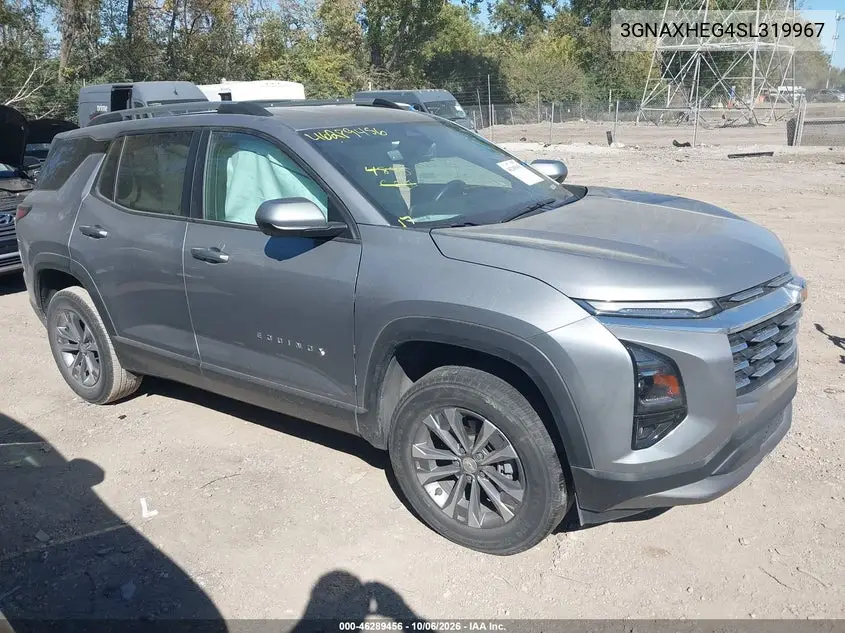 CHEVROLET EQUINOX 2025, VIN 3GNAXHEG4SL319967