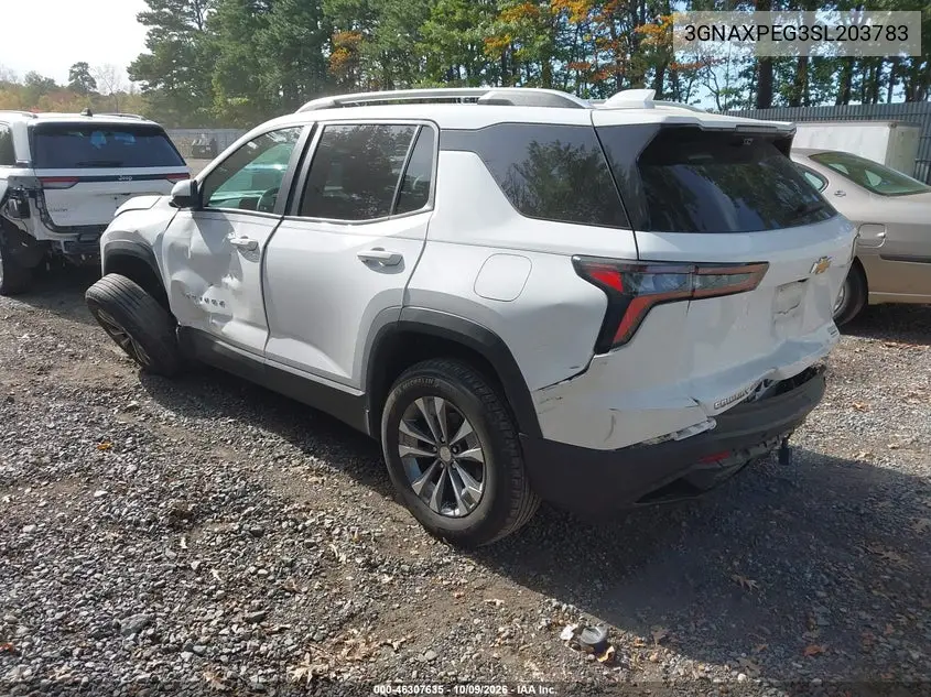 2025 CHEVROLET EQUINOX VIN 3GNAXPEG3SL203783 — фото 3