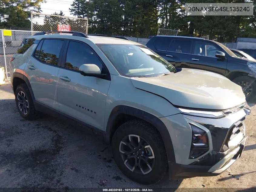 CHEVROLET EQUINOX 2025, VIN 3GNAXSEG4SL135240