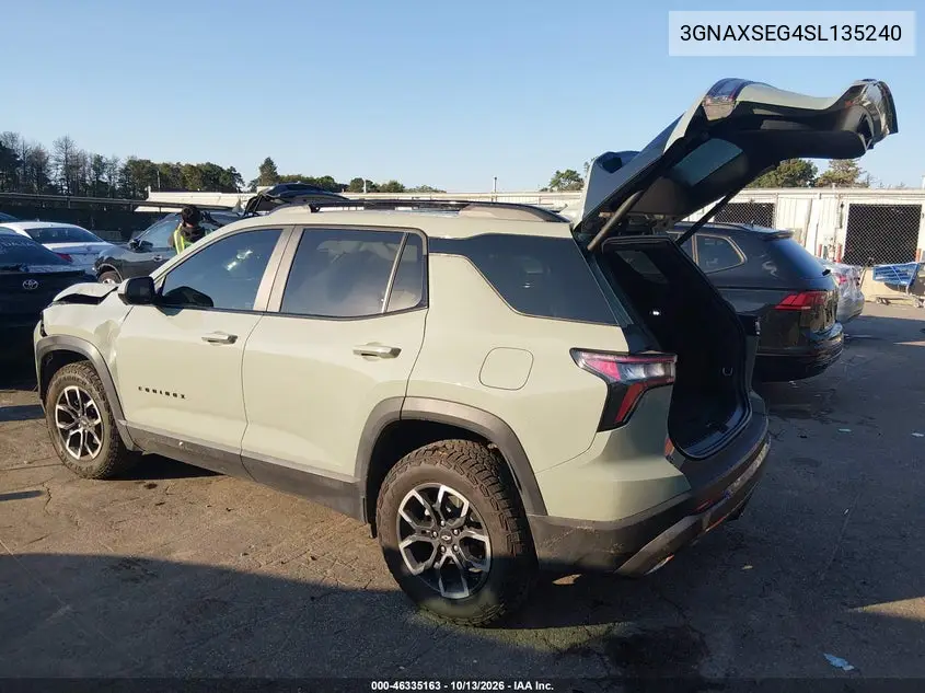 2025 CHEVROLET EQUINOX VIN 3GNAXSEG4SL135240 — фото 3