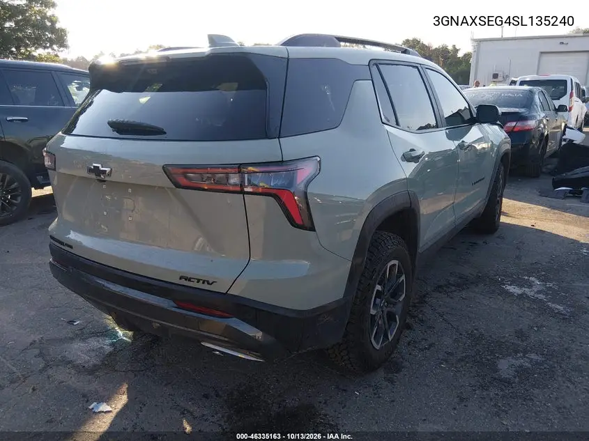 2025 CHEVROLET EQUINOX VIN 3GNAXSEG4SL135240 — фото 4