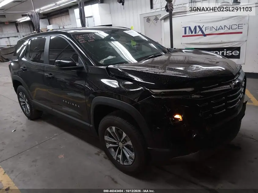 CHEVROLET EQUINOX 2025, VIN 3GNAXHEG2SL291103