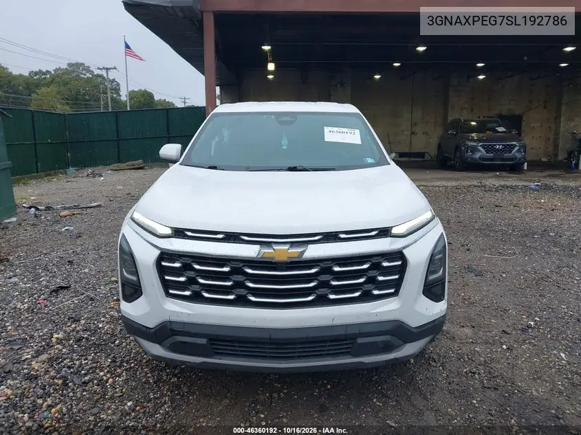 2025 CHEVROLET EQUINOX VIN 3GNAXPEG7SL192786 — фото 13