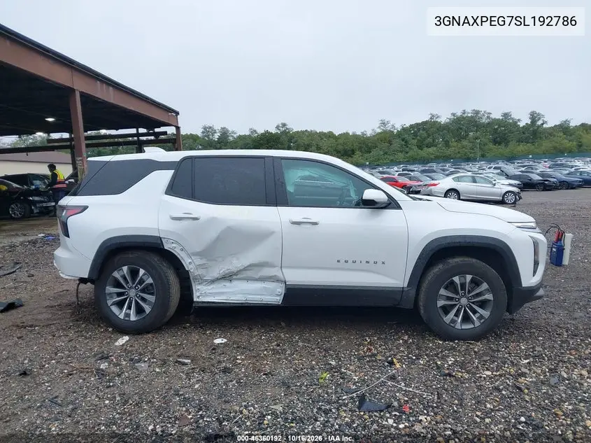 2025 CHEVROLET EQUINOX VIN 3GNAXPEG7SL192786 — фото 14