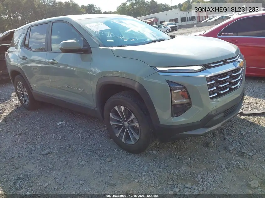 CHEVROLET EQUINOX 2025, VIN 3GNAXHEG1SL231233