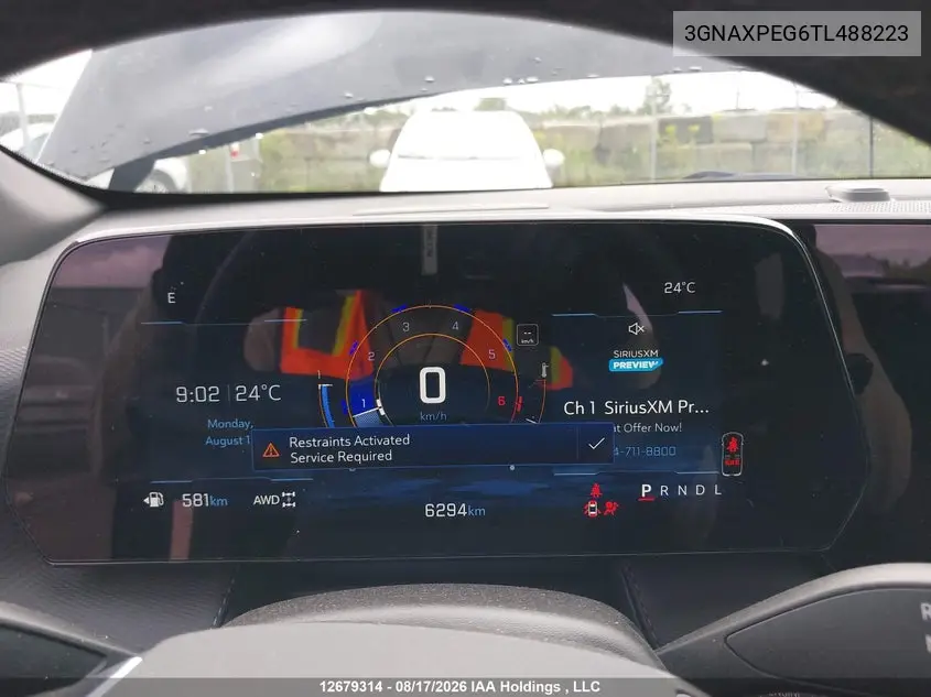 2026 CHEVROLET EQUINOX VIN 3GNAXPEG6TL488223 — фото 7