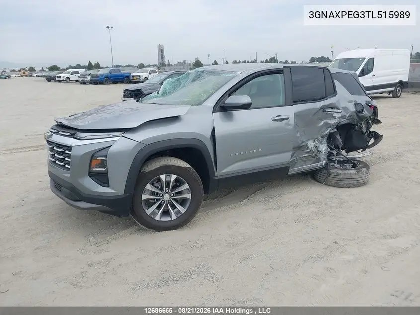 2026 CHEVROLET EQUINOX VIN 3GNAXPEG3TL515989 — фото 2
