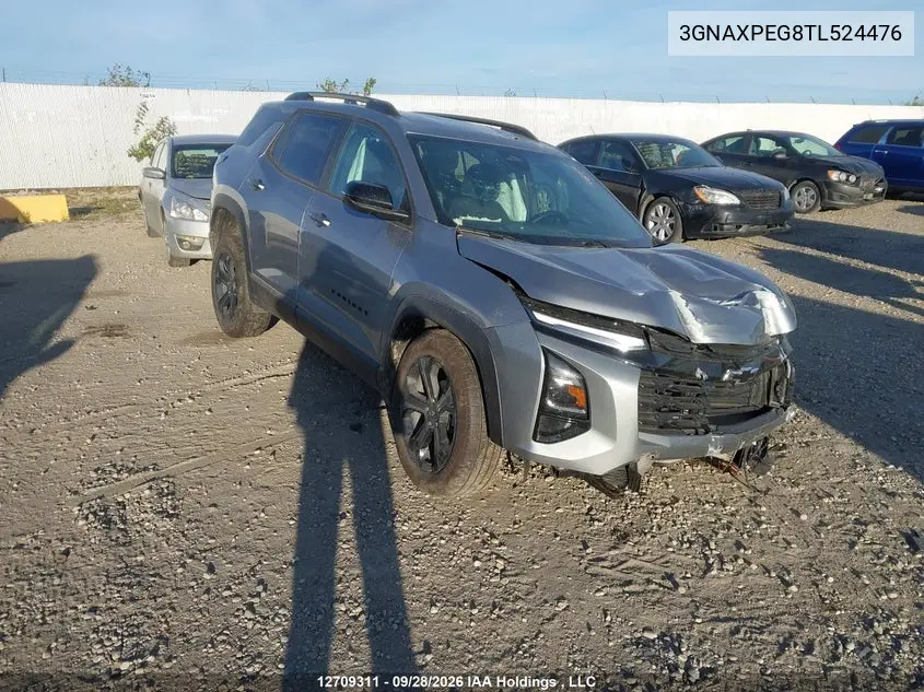 CHEVROLET EQUINOX 2026, VIN 3GNAXPEG8TL524476