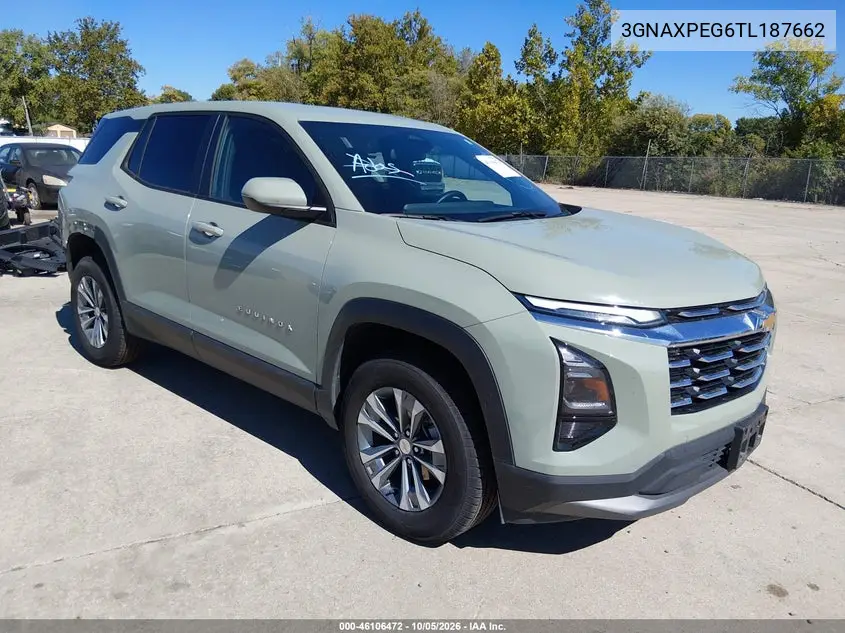 CHEVROLET EQUINOX 2026, VIN 3GNAXPEG6TL187662