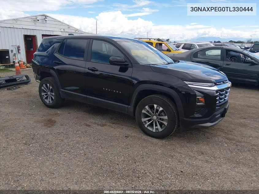 CHEVROLET EQUINOX 2026, VIN 3GNAXPEG0TL330444