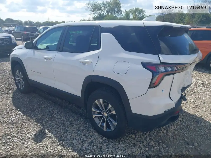 2026 CHEVROLET EQUINOX VIN 3GNAXPEG0TL215469 — фото 3