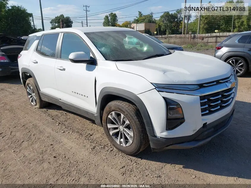 CHEVROLET EQUINOX 2026, VIN 3GNAXHEG7TL314988