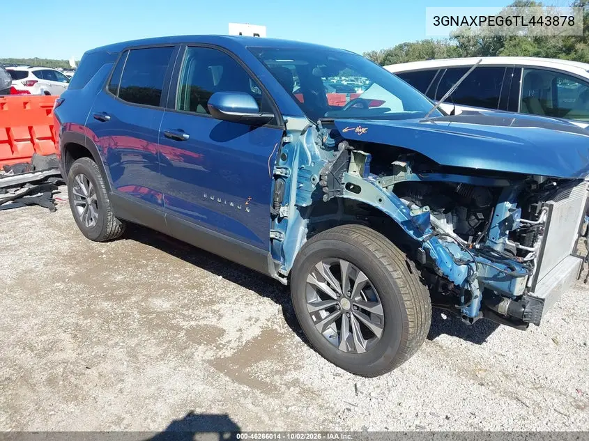 CHEVROLET EQUINOX 2026, VIN 3GNAXPEG6TL443878