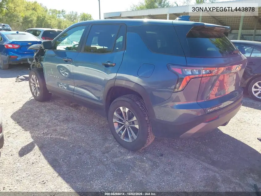 2026 CHEVROLET EQUINOX VIN 3GNAXPEG6TL443878 — фото 3