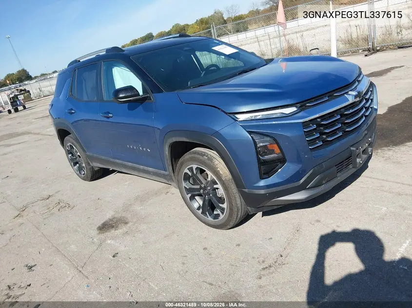 CHEVROLET EQUINOX 2026, VIN 3GNAXPEG3TL337615