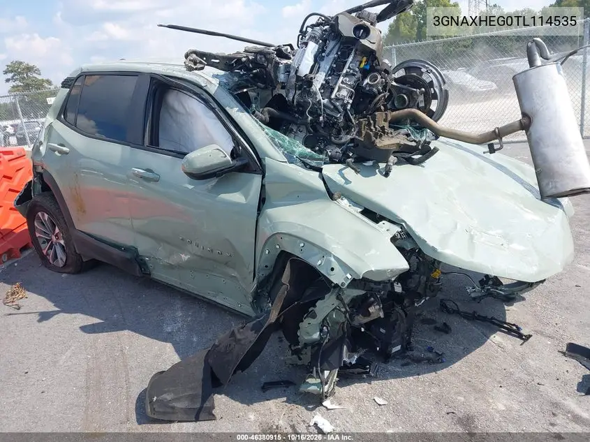 CHEVROLET EQUINOX 2026, VIN 3GNAXHEG0TL114535