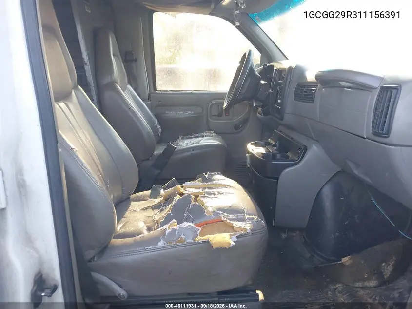 2001 CHEVROLET EXPRESS VIN 1GCGG29R311156391 — фото 5