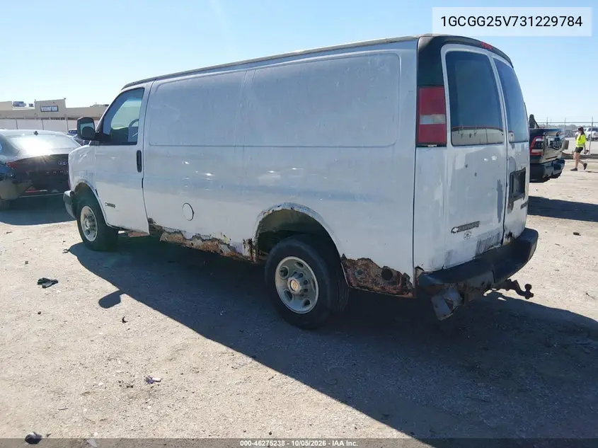 2003 CHEVROLET EXPRESS VIN 1GCGG25V731229784 — фото 3