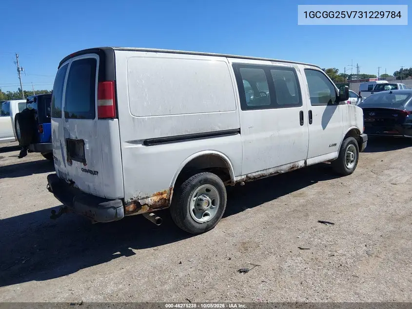 2003 CHEVROLET EXPRESS VIN 1GCGG25V731229784 — фото 4