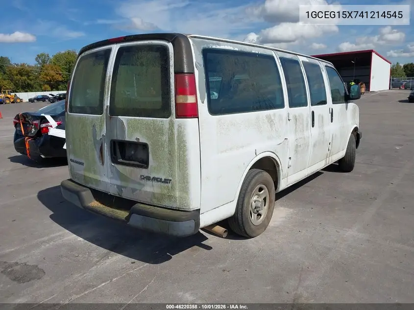 2004 CHEVROLET EXPRESS VIN 1GCEG15X741214545 — фото 4