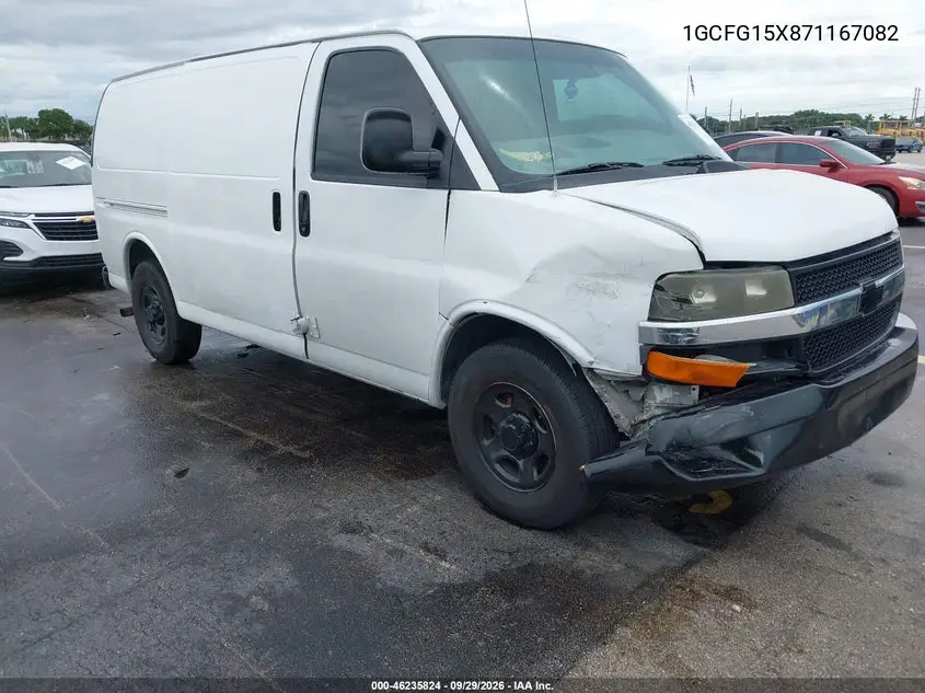 CHEVROLET EXPRESS 2007, VIN 1GCFG15X871167082